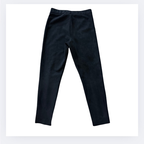 Zara Faux Suede Black Leggings - Picture 5 of 7